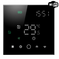 Wi-Fi скляний терморегулятор Ecoset TGW-003 Wi-Fi з датчиком підлоги 3м